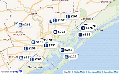 Hoteles chollo en el mapa