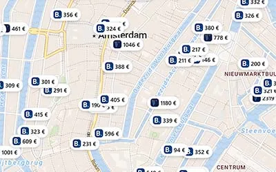 Hoteles chollo en el mapa