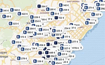 Hoteles chollo en el mapa