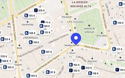 Hoteles chollo en el mapa