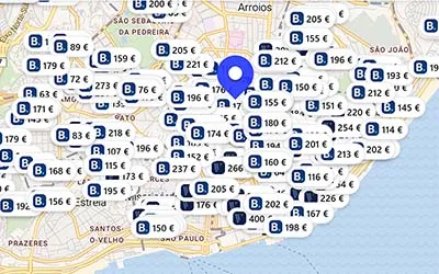 Hoteles chollo en el mapa